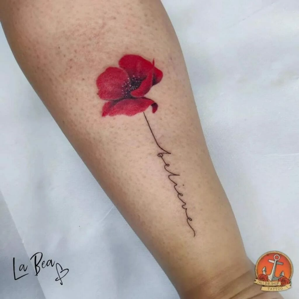 10 Best August Birth Flower Tattoo Ideas That Will Blow Your Mind Kulturaupice