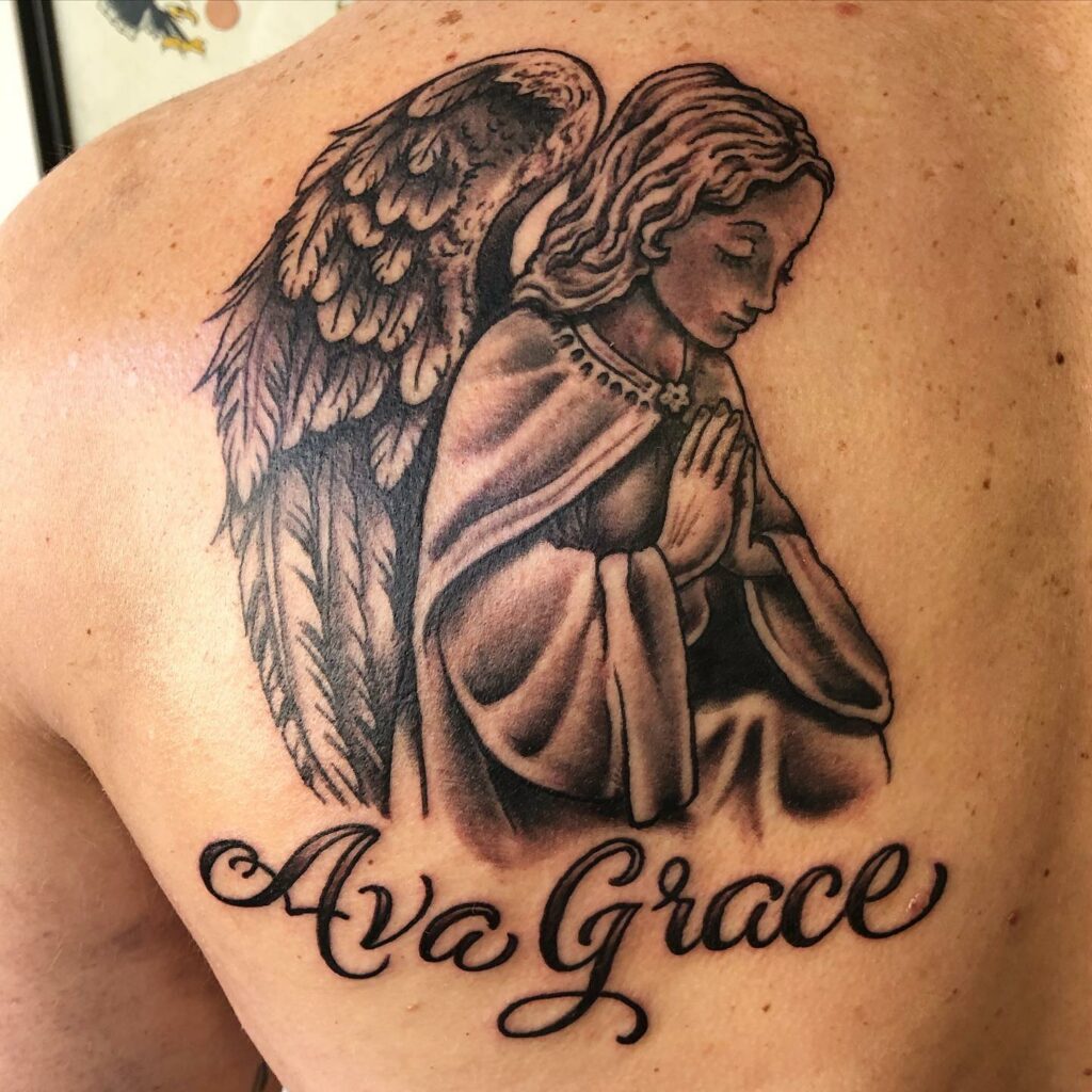 10 Best Holy Angel Guardian Angel Tattoo Ideas You Ll Have To See To