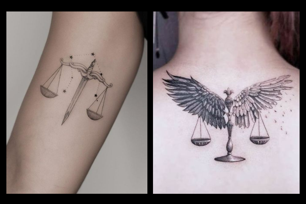 10 Best Libra Tattoo Ideas To Get Scales Inked On Your Body