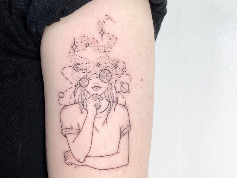 10 Magnificent Celestial Tattoo Designs For Men And Women