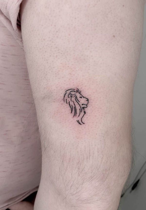 10 Small Lion Tattoos For Women Small Lion Tattoo For Women Small