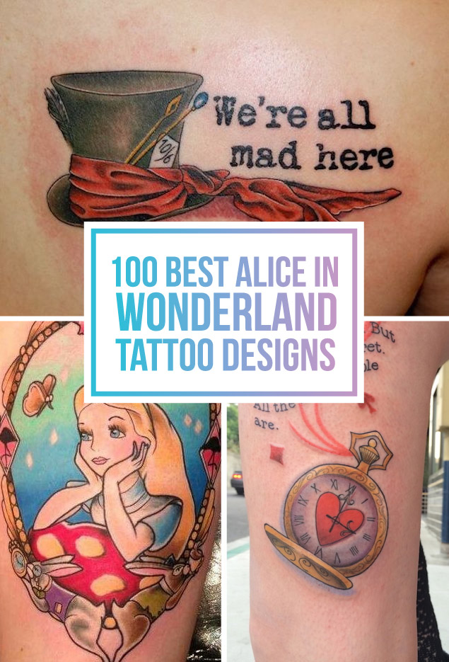 100 Alice In Wonderland Tattoos Ideas In 2021 Wonderland Tattoo