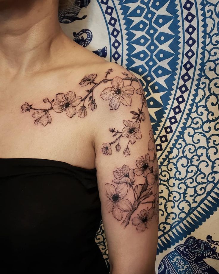 100 Elegant Cherry Blossom Tattoos Stylish And Unique Cherry Blossom