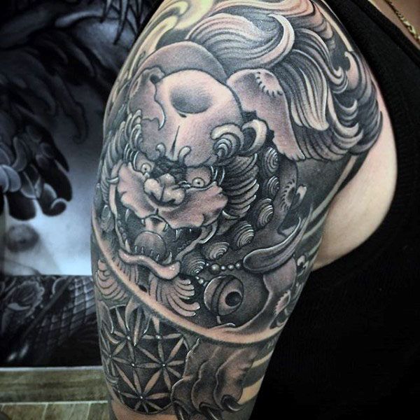 100 Foo Dog Tattoo Designs For Men 2023 Inspiration Guide