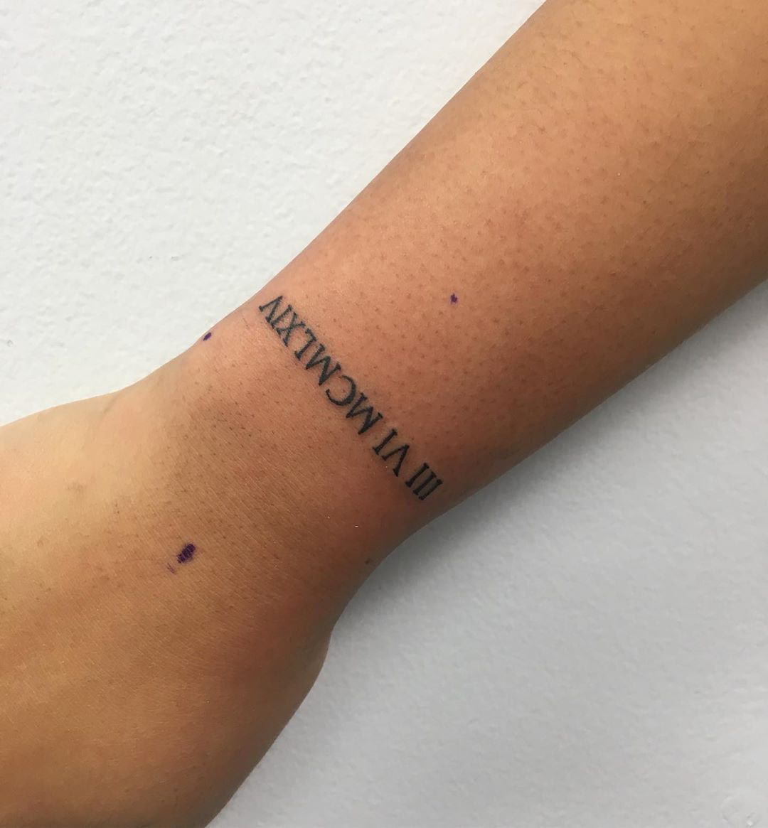 100 Roman Numeral Tattoos That Will Mark Your Most Memorable Date