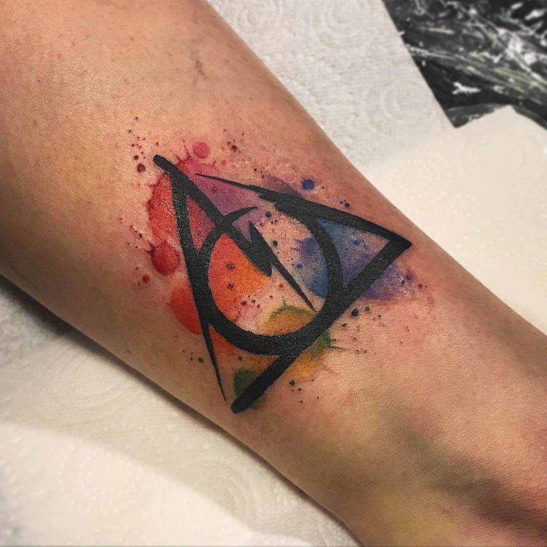 101 Awesome Deathly Hallows Tattoo Designs You Need To See Deathly