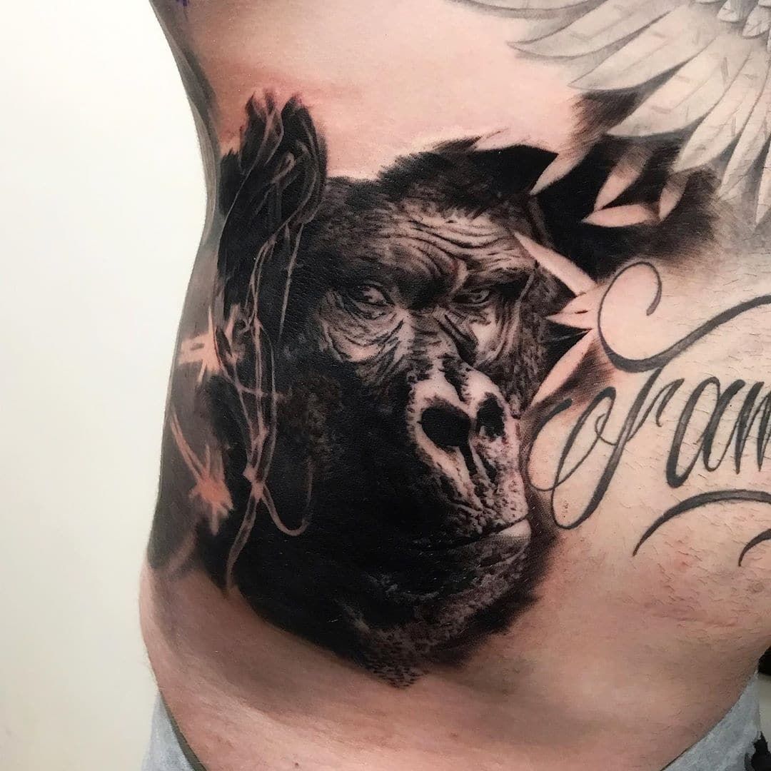 101 Best Gorilla Tattoos You Have Never Seen Before