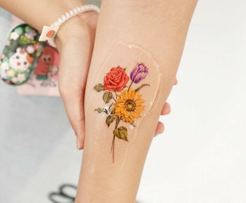 101 Best Sunflower And Roses Tattoo Ideas That Will Blow Your Mind