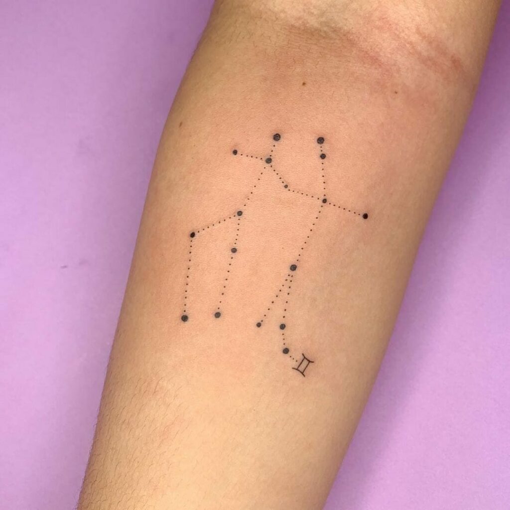 11 Gemini Constellation Tattoo Ideas You Have To See To Believe