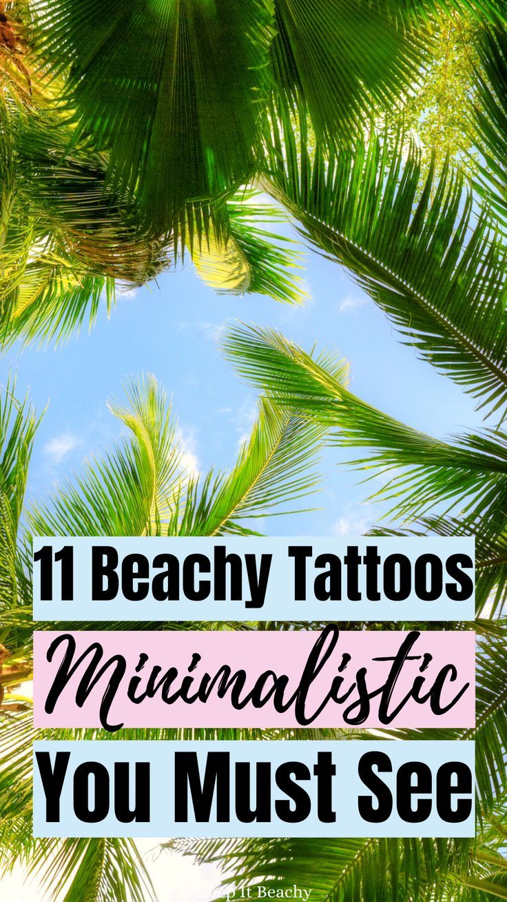 11 Small Beach Tattoo Ideas That Are Trending This Summer Artofit