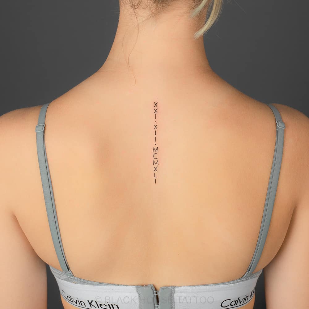 11 Women Amp 39 S Roman Numerals Tattoo Ideas That Will Blow Your Mind