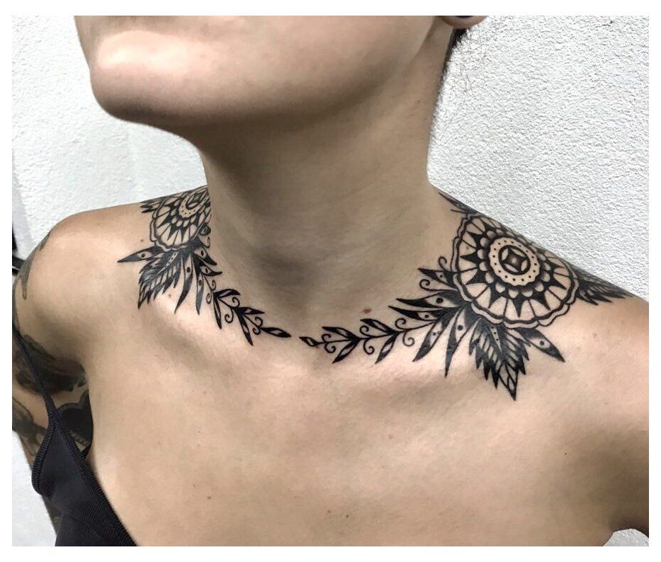 12 Women Chest Tattoo Ideas