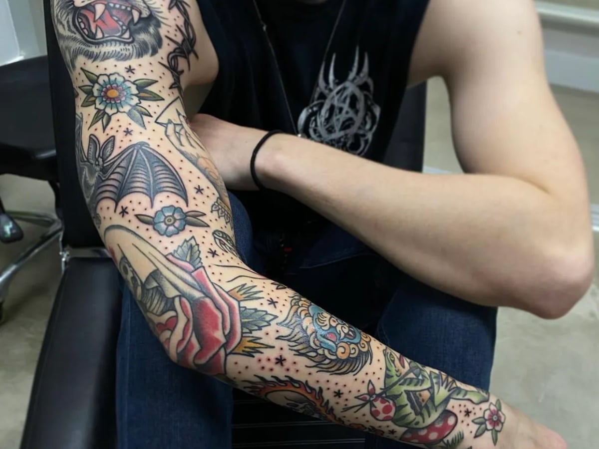 13 Arm Sleeve Tattoos Designs Ideas Design Trends Premium Psd