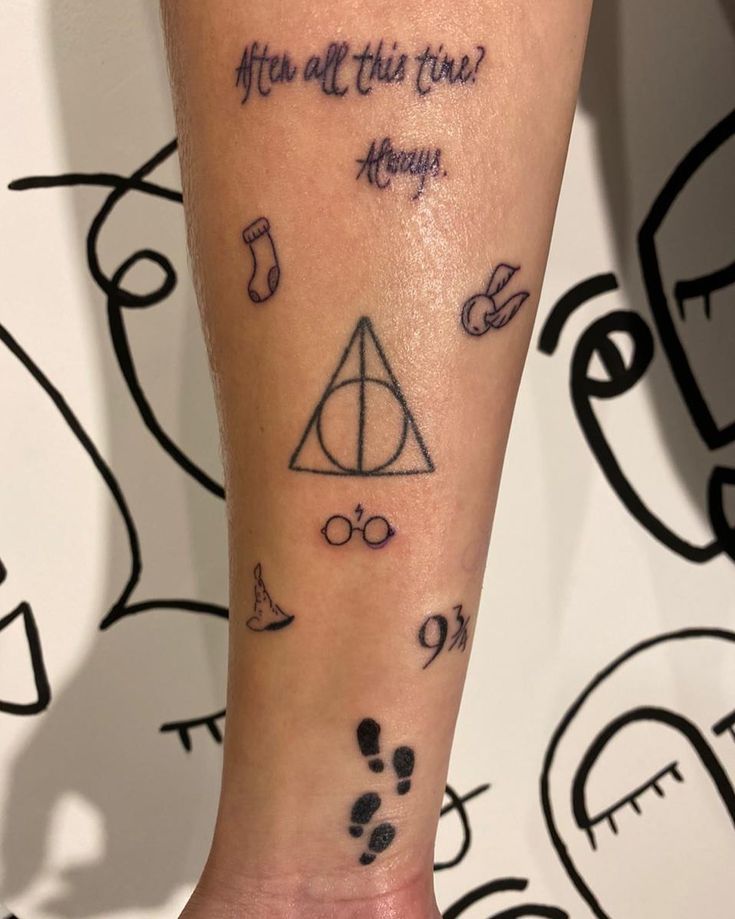 13 Simple And Unique Harry Potter Tattoos With Images