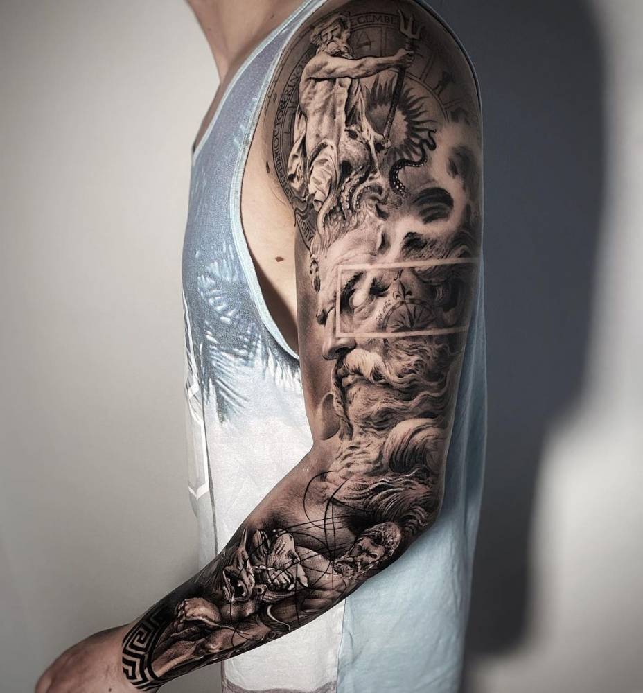 148 Ideas Ancient Greek Gods Tattoos Tattooli Com Greek God