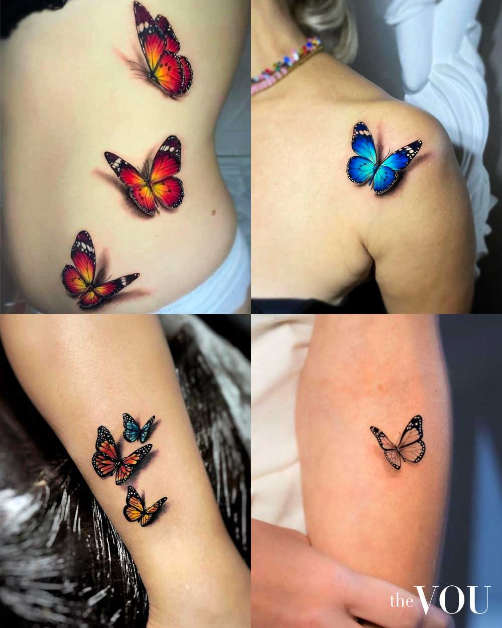 15 Latest 3D Butterfly Tattoo Designs You May Love Pretty Designs