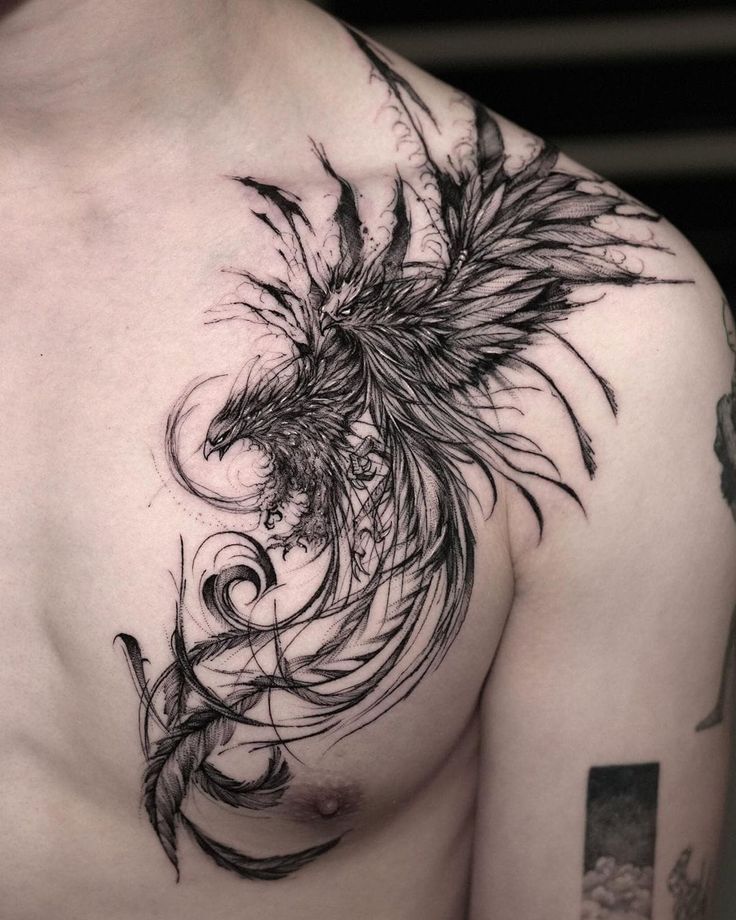 15 Trendy Phoenix Tattoo For Men The Dashing Man