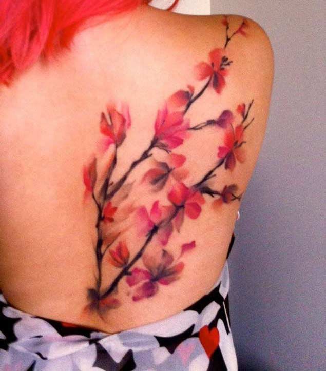 150 Cherry Blossom Tattoo Designs Meanings