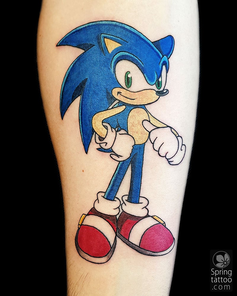 16 Sonic Tattoos Ideas Tattoos Sonic Hedgehog Tattoo