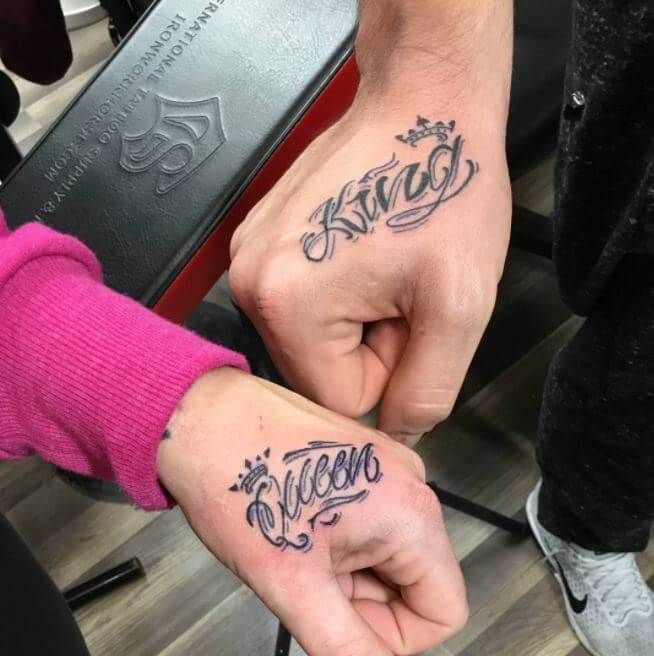 165 Matching King And Queen Tattoos For Couples 2020 Queen Tattoo