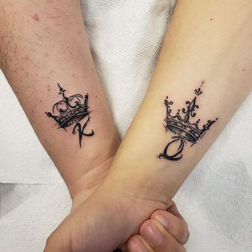 165 Top King And Queen Tattoos For Couples 2018 Page 5 Of 5