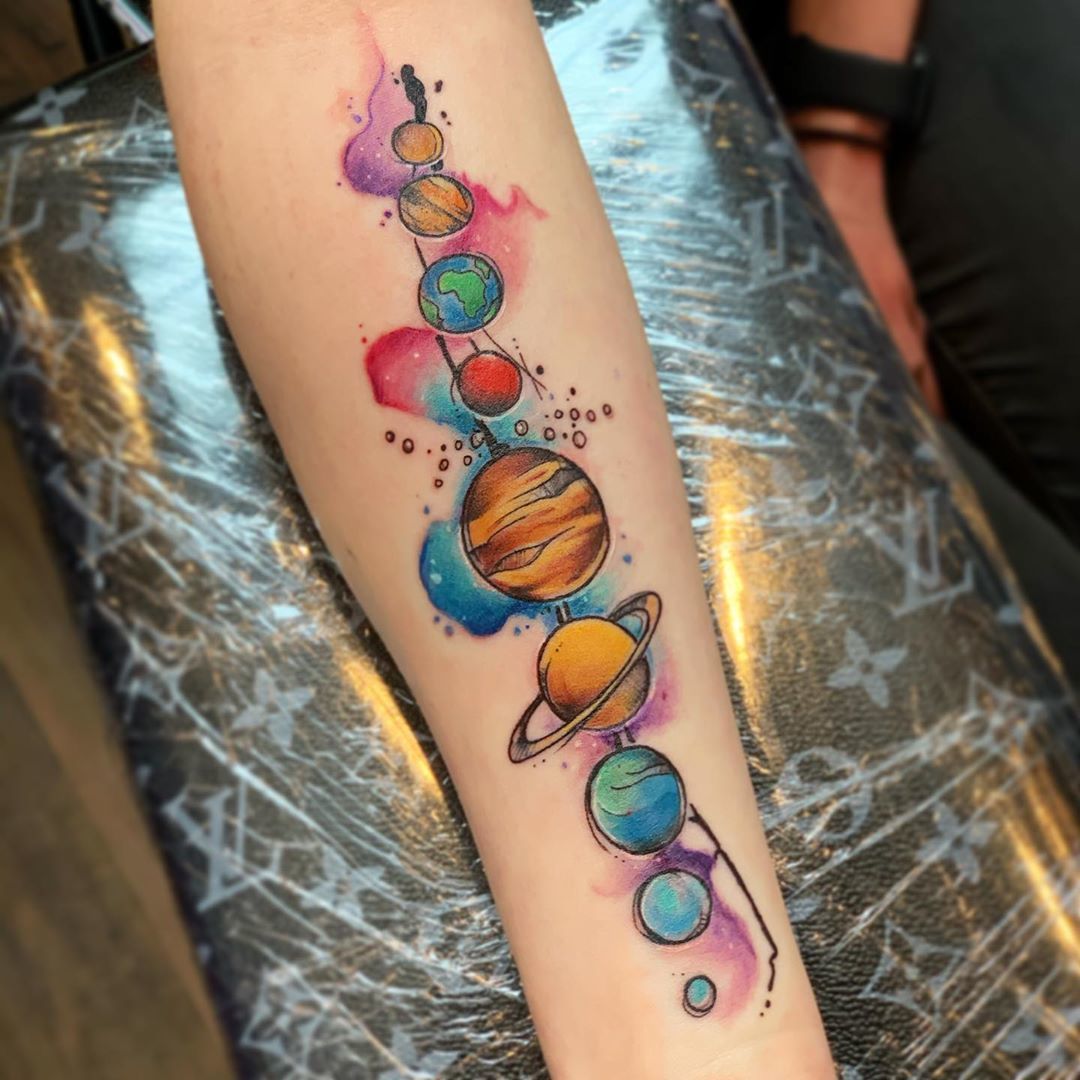 18 Amazing Solar System Tattoo Ideas Ideas In 2021