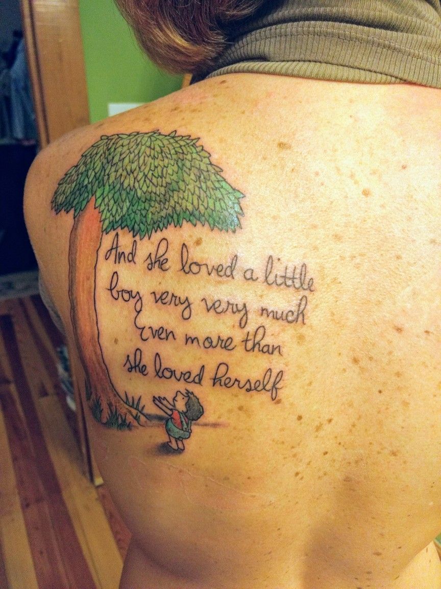 18 Best Giving Tree Tattoo Ideas Image Ideas