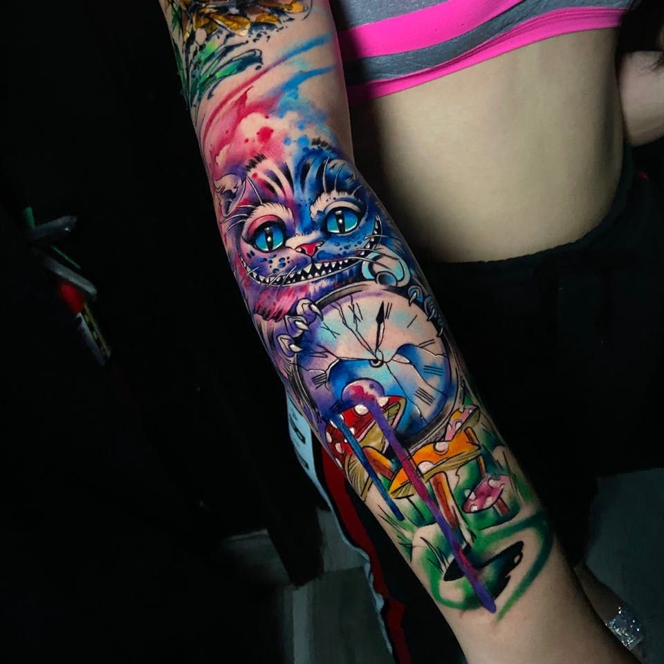 20 Charming Alice In Wonderland Tattoos Tattoodo