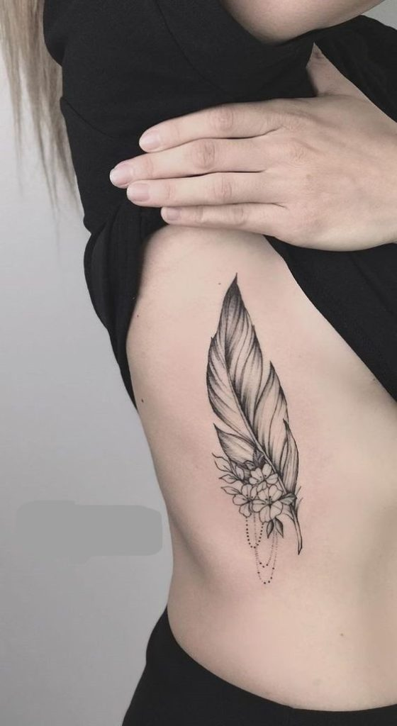 20 Top Amazing Feather Tattoos For Women Feather Tattoo Design