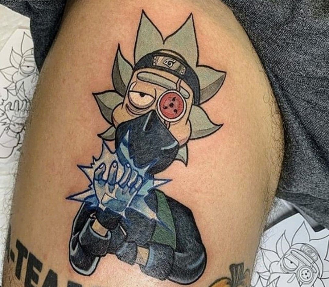 200 Finest Rick And Morty Tattoos 2022 Tattoosboygirl Tattoo