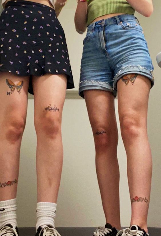 21 Amazing Above Knee Tattoos For Women Nail Idea