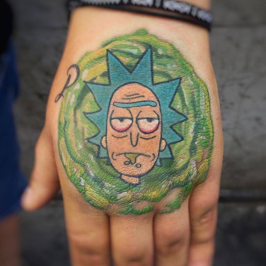 21 Rick And Morty S Tattoos Inkppl Tatuagem De Rick E Morty