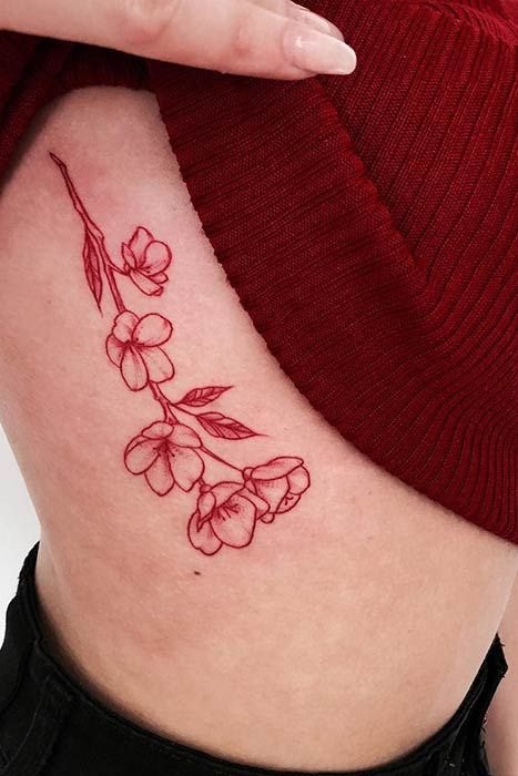 21 Unique Red Ink Tattoos That Are Sure To Stand Out Stayglam