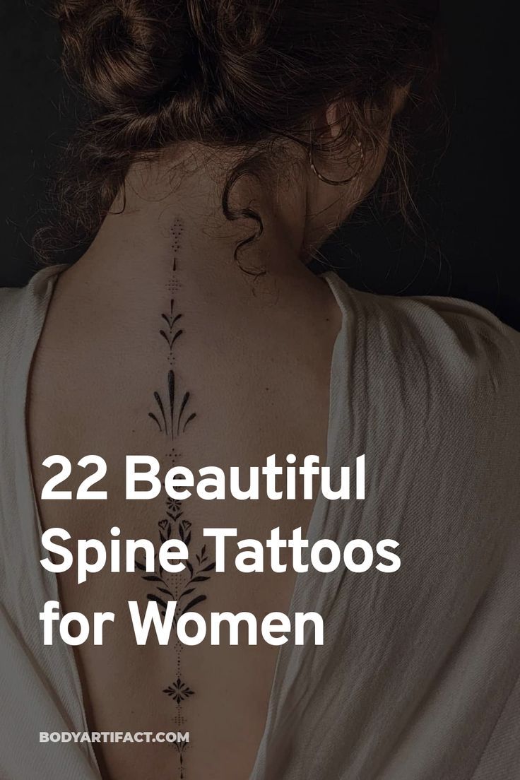 22 Beautiful Spine Tattoos For Women Artofit