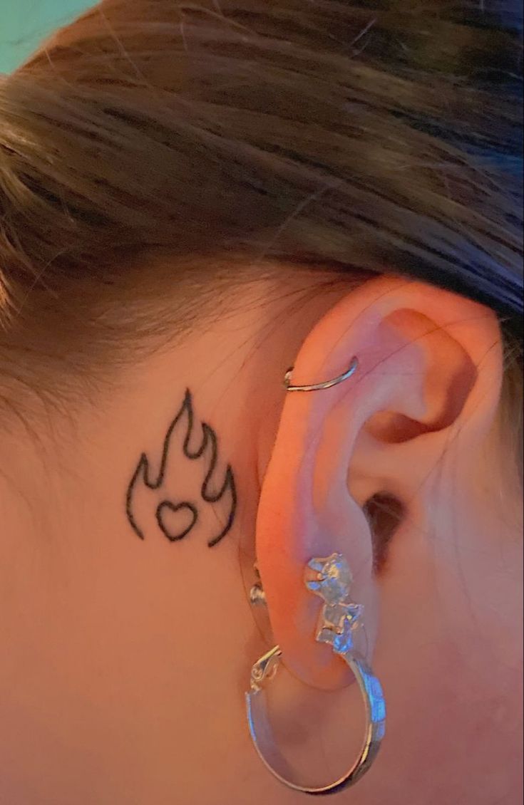 240 Beautiful Behind The Ear Tattoo Ideas With Meaning 2022