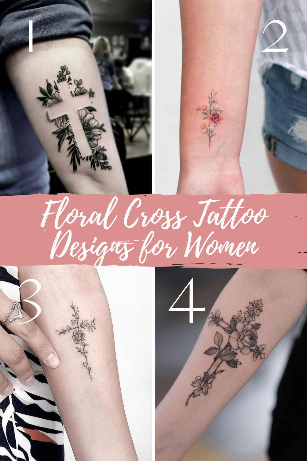 25 Amazing Cross Tattoos For Women Tattoo Glee