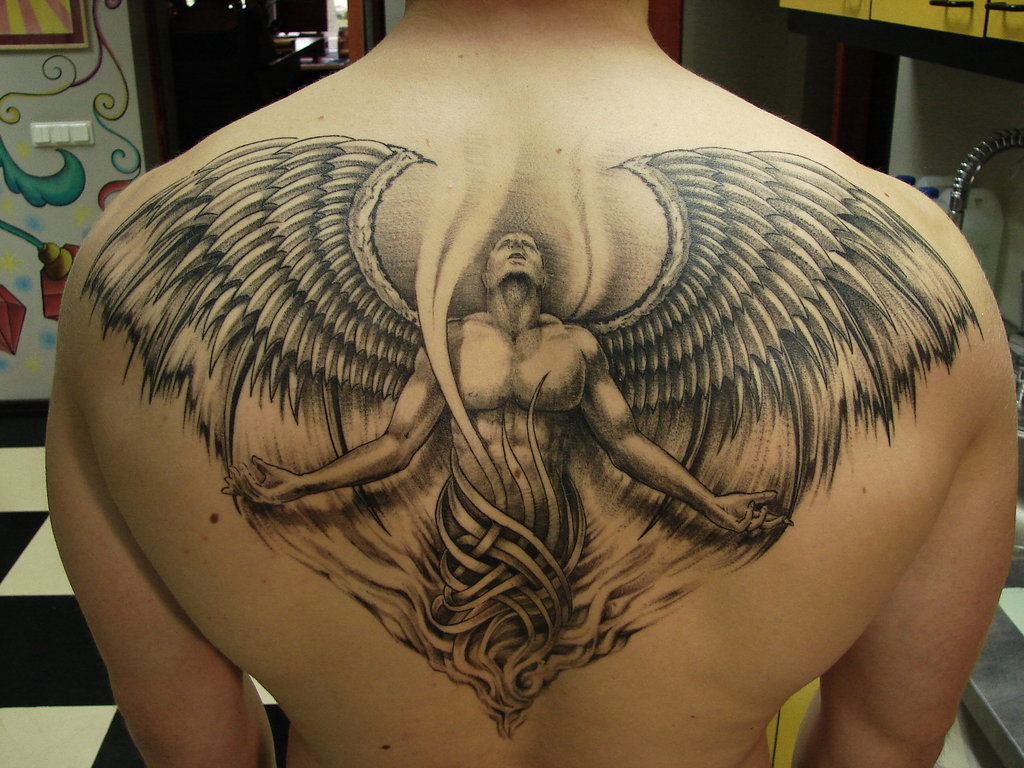 25 Beautiful Angel Tattoos For Girls