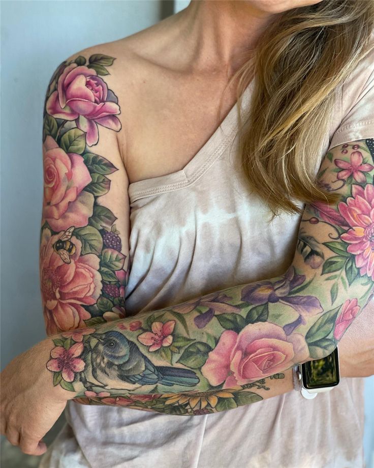 25 Cool Sleeve Tattoos Design Ideas For Women Flymeso Blog