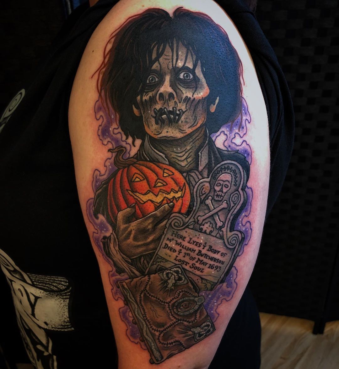 25 Hocus Pocus Tattoo Ideas In 2023 Halloween Tattoos Spooky Tattoos