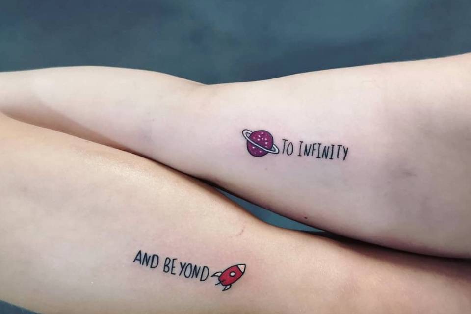 25 Matching Tattoo Designs For Couples And Friends