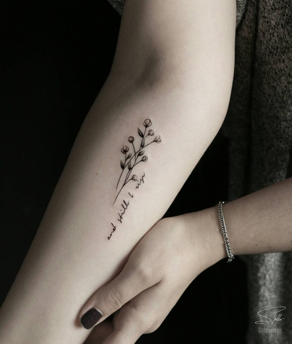 25 Meaningful Mini Arm Tattoos Chicbetter Inspiration For Modern