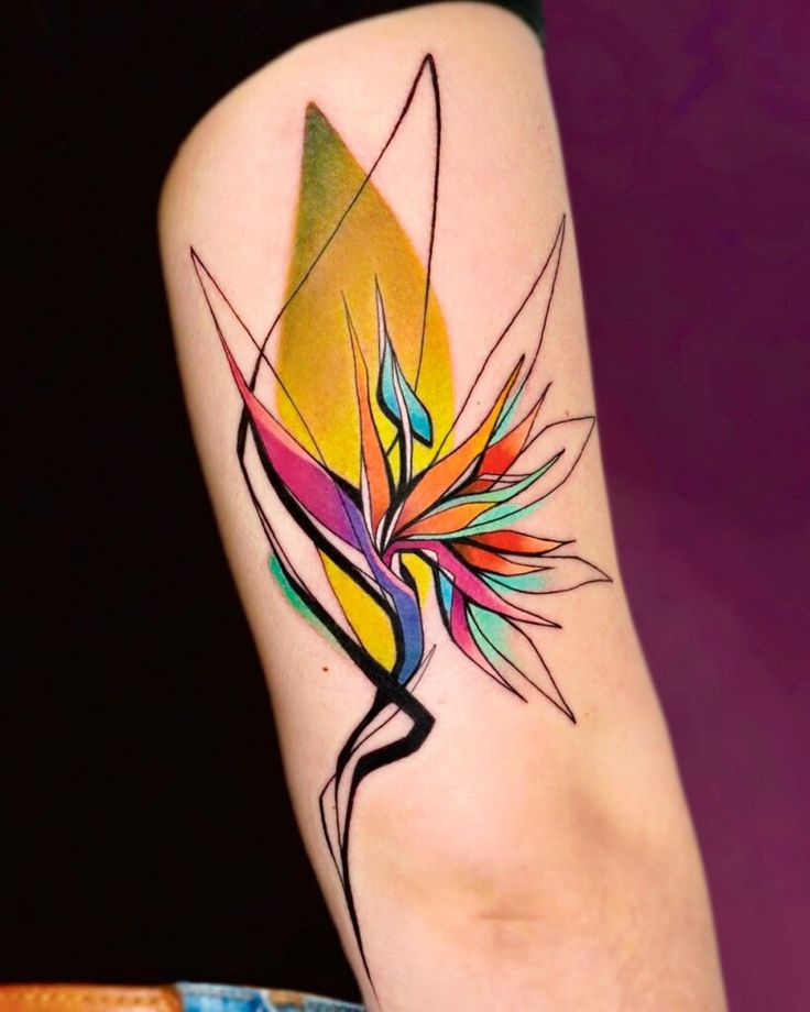 25 Stunning Bird Of Paradise Tattoo Ideas In 2022 Paradise Tattoo