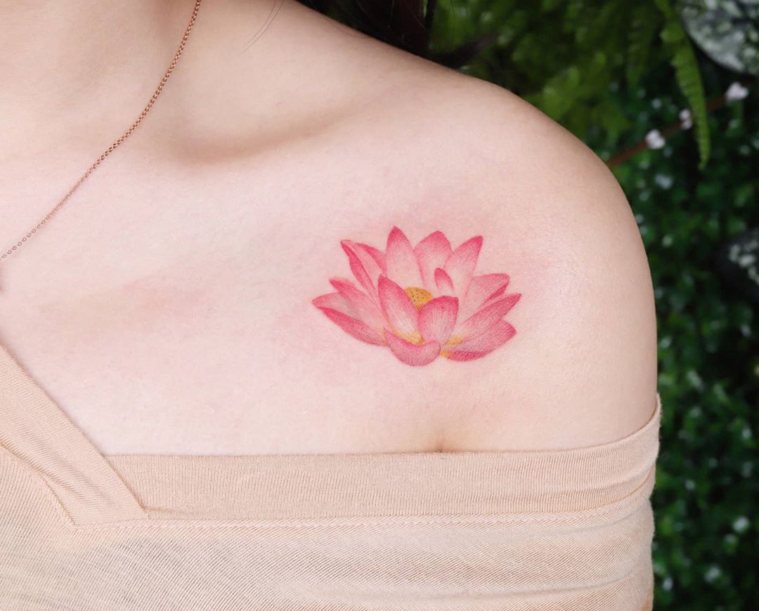 26 Lotus Flower Tattoo Designs And Meanings Peaceful Hacks Lotus