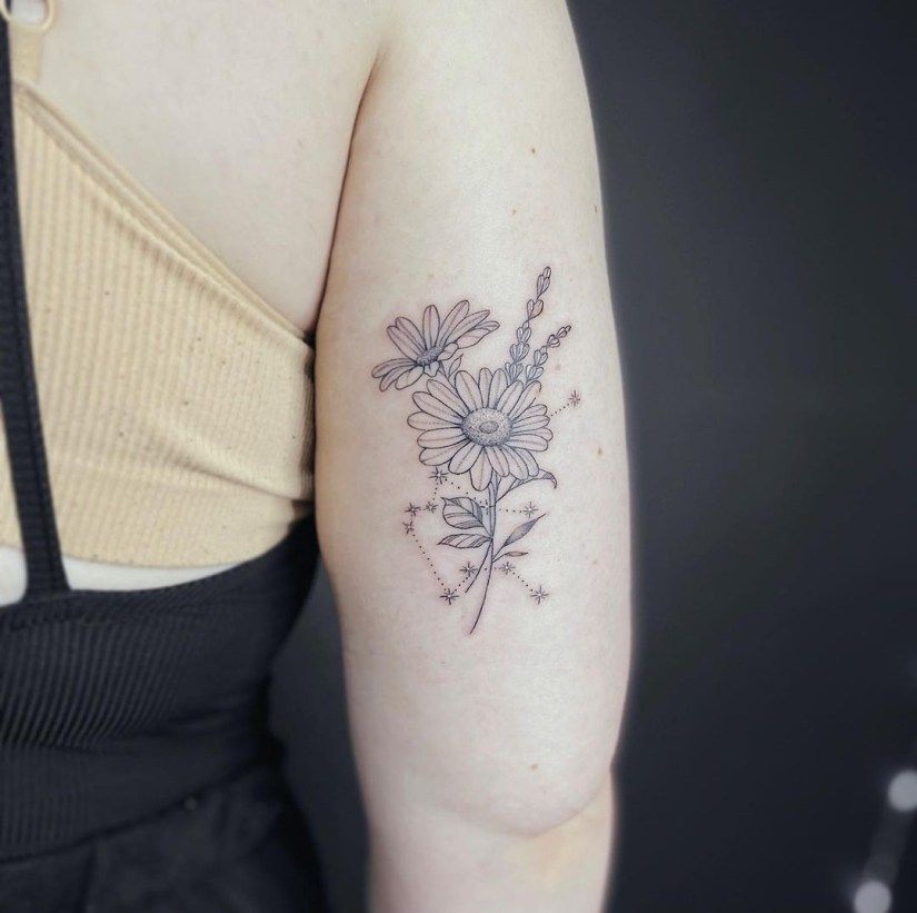 27 April Birth Flower Tattoos Alpdavidpaul