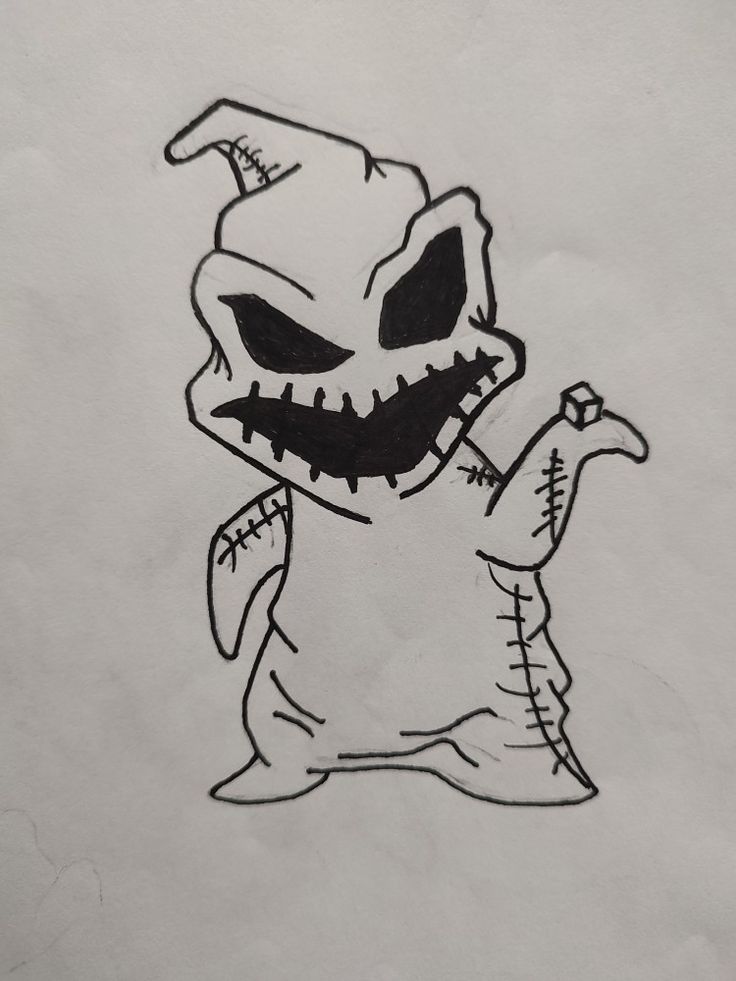 28 Oogie Boogie Tattoo Stencil