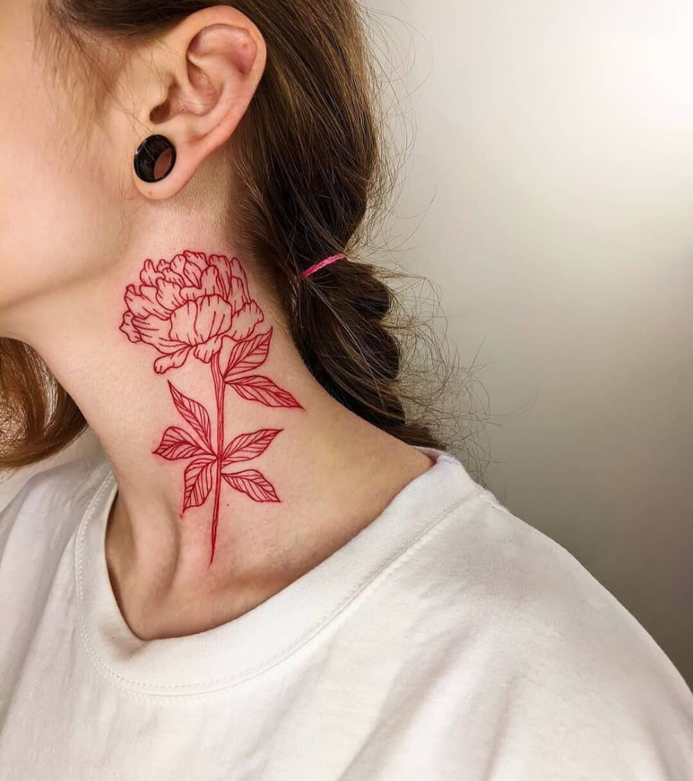 30 Attractive Neck Tattoo Art For Women Ideasdonuts