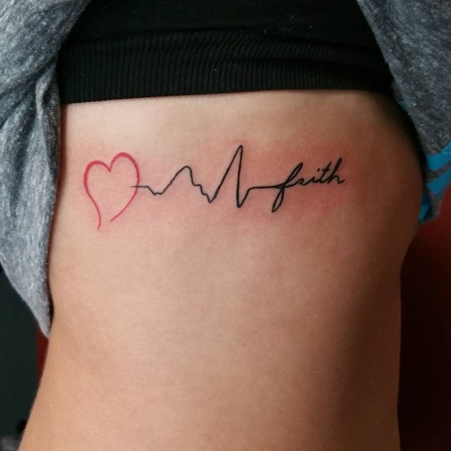 30 Heartbeat Tattoo Designs Amp Meanings Feel Your Own Rhythm