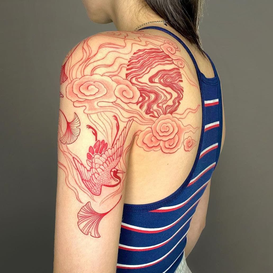 30 Red Ink Tattoo Ideas For Women Ink Tattoo Red Ink Tattoos Tattoos