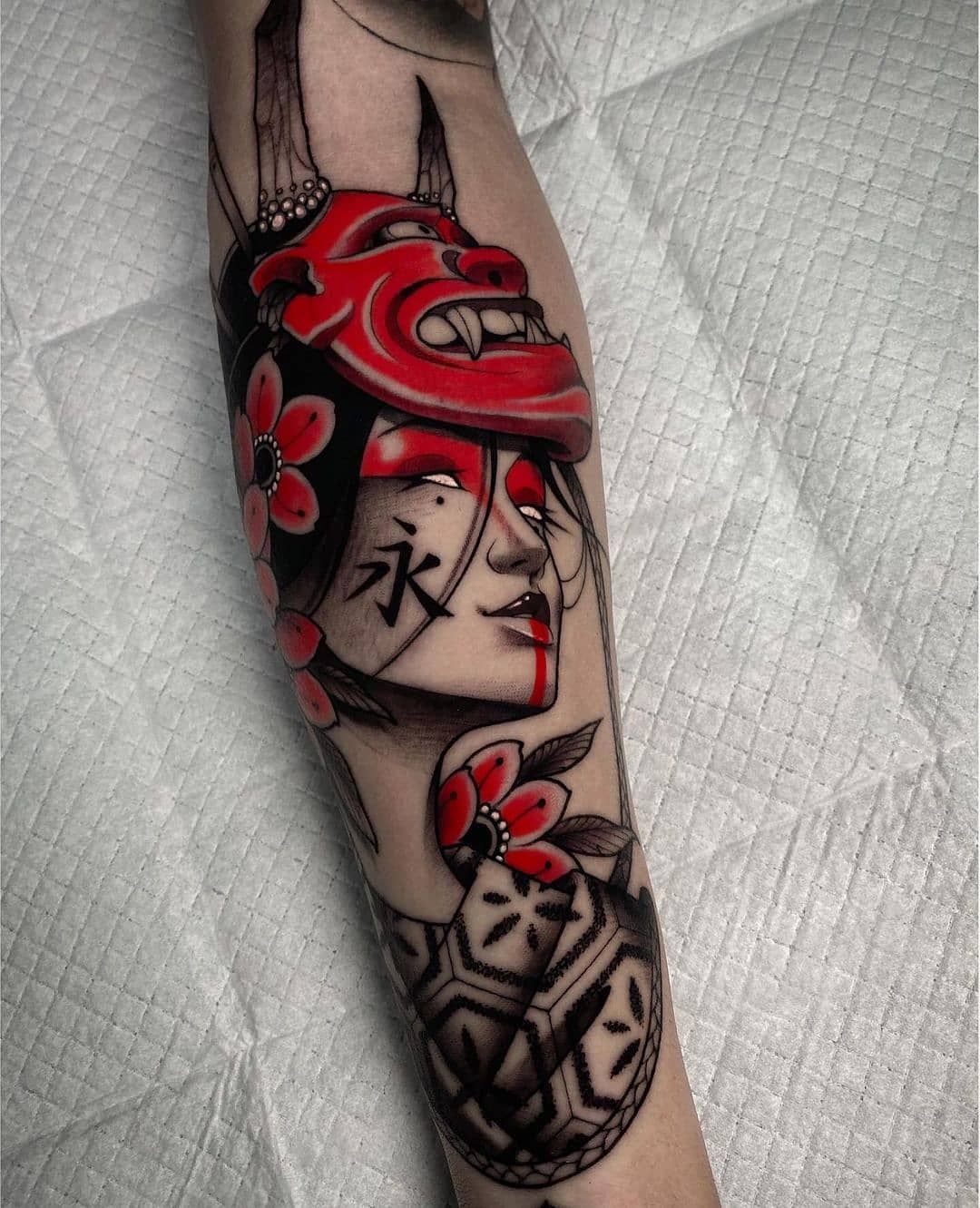 30 Stunning Japanese Geisha Tattoos Ideas