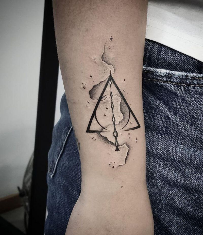 30 Unique Deathly Hallows Tattoos For Your Inspiration Style Vp Page 8